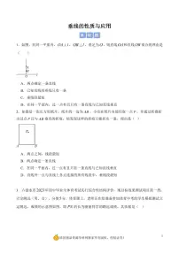【专项练】垂线的性质与应用-北师大版初中数学七年级下册期中、期末专项（原卷版+解析版）