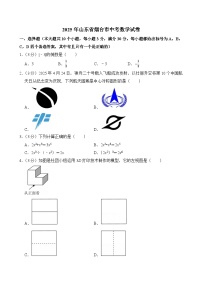 2025年山东省烟台市中考数学试卷附答案