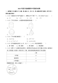 2025年四川省成都市中考数学试卷附答案