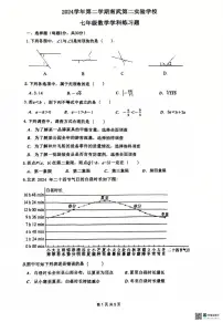 广东省广州市南武中学2024-2025学年下学期七年级数学期末模拟卷