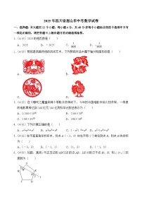 2025年四川省眉山市中考数学试卷及答案