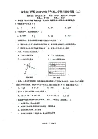 广东省江门市蓬江区省实学校2024-2025学年七年级下学期6月月考数学试题
