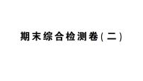 初中数学新华东师大版八年级上册期末综合检测卷（二）作业课件（2025秋）