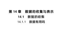 华东师大版（2024）八年级上册（2024）1. 数据有用吗作业课件ppt