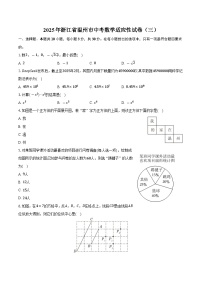 2025年浙江省温州市中考数学适应性试卷（三）