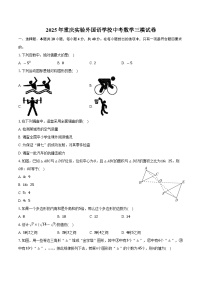 2025年重庆实验外国语学校中考数学三模试卷