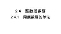 初中数学湘教版（2024）八年级上册（2024）2.4 整数指数幂作业ppt课件