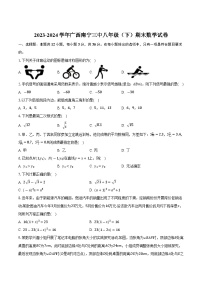 广西南宁市第三中学2023-2024学年八年级下学期期末考试数学试卷(含答案)