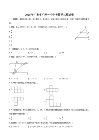 2025年广东省广州一中中考数学三模试卷