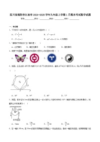四川省绵阳市江油市2025届九年级上学期期末考试数学试卷(含解析)