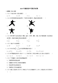 2025年湖南省中考数学试卷及答案