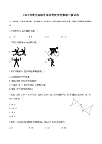 2025年重庆实验外国语学校中考数学三模试卷（含答案）
