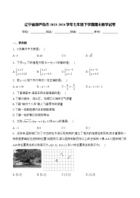 辽宁省葫芦岛市2023-2024学年七年级下学期7月期末学业水平考试数学试卷(含答案)