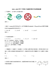 湖北省襄阳市宜城市五校2025届九年级下学期期中学业质量监测数学试卷（含部分解析）