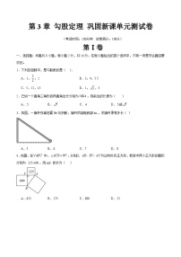 第3章 勾股定理 巩固新课单元测试卷-【暑假自学课】2025年新八年级数学暑假提升精品讲义（苏科版）（原卷版+解析版）