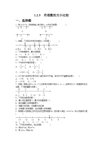 人教版（2024）七年级上册（2024）有理数当堂检测题