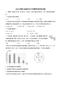 2025年浙江省温州市中考数学适应性试卷