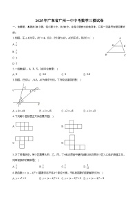 2025年广东省广州一中中考数学三模试卷