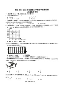 安徽省宿州市萧县2024_2025学年七年级下学期期中考试数学试卷