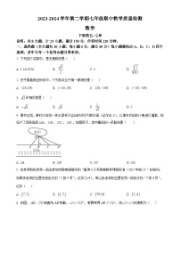 安徽省芜湖市无为市部分学校2023-2024学年七年级下学期期中数学试题