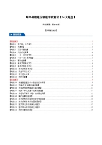 七年级数学下册 期中易错题压轴题专项复习（考试范围：第6~8章）【24大题型】（沪科版2025）