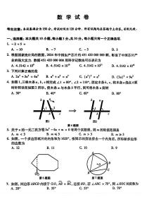 2025年甘肃省武威市嘉峪关市临夏州中考真题数学试题含标答