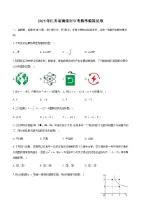 2025年江苏省南通市中考数学模拟试卷