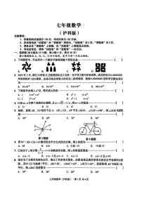 安徽省淮北市部分学校2024-2025学年下学期6月期末考试七年级数学试卷