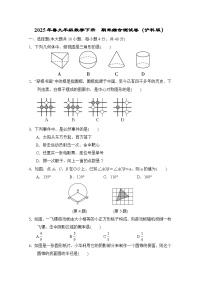 2025年春九年级数学下册  期末综合测试卷（沪科版）