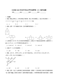 江西省2025届初中学业水平考试（六）数学试卷(含解析)