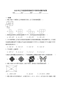 辽宁省沈阳市浑南区2025届九年级下学期中考零模数学试卷(含解析)