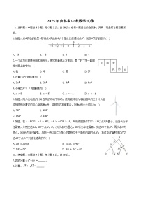 2025年吉林省中考数学试卷（含解析）