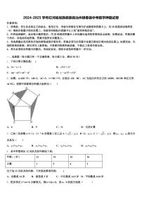 2024-2025学年红河哈尼族彝族自治州绿春县中考数学押题试卷含解析