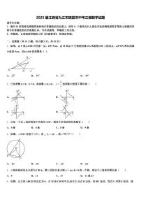 2025届江西省九江市瑞昌市中考三模数学试题含解析
