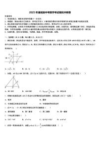 2025年浦城县中考数学考试模拟冲刺卷含解析