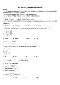 铜仁地区2025届中考数学模拟预测题含解析