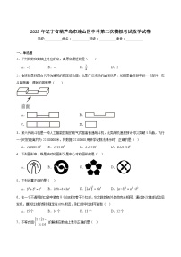 辽宁省葫芦岛市连山区2025届九年级下学期中考二模数学试卷(含解析)