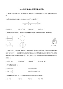2025年河南省中考数学模拟试卷（含答案）