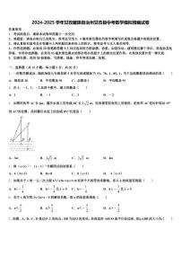 2024-2025学年甘孜藏族自治州甘孜县中考数学模拟精编试卷含解析