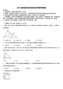 2025届河南省开封市通许县中考数学押题卷含解析