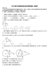 2025届辽宁省盘锦市盘山县中考数学最后一模试卷含解析