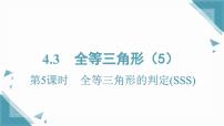 初中数学湘教版（2024）八年级上册（2024）4.3 全等三角形优质课课件ppt