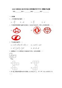 2025年黑龙江省齐齐哈尔市铁锋区区中考三模数学试题（附答案解析）