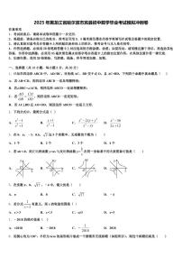 2025年黑龙江省哈尔滨市宾县初中数学毕业考试模拟冲刺卷含解析