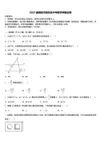 2025届揭阳市揭东区中考数学押题试卷含解析