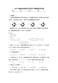 2025年湖南省株洲市芦淞区中考模拟数学试卷（附答案解析）