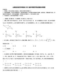 山西省吕梁市中阳县2025届中考数学考试模拟冲刺卷含解析