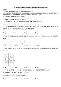 2025届四川省巴中市巴州区中考数学适应性模拟试题含解析