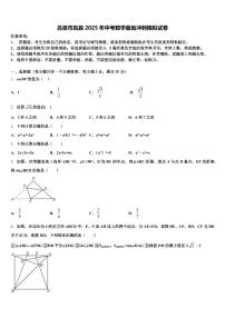 吕梁市岚县2025年中考数学最后冲刺模拟试卷含解析