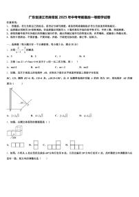 广东省湛江市麻章区2025年中考考前最后一卷数学试卷含解析